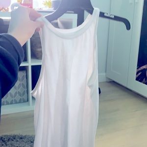 White tank top